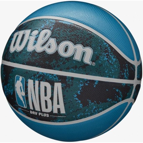 PIŁKA DO KOSZYKÓWKI WILSON NBA DRV PLUS VIBE WZ3012602XB7 R.7 czarno niebieska PIŁKA DO KOSZYKÓWKI WILSON NBA DRV PLUS VIBE WZ3012602XB7 R.7 czarno niebieska