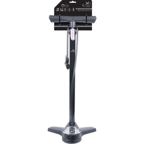 POMPKA WARSZTATOWO ROWEROWA 180PSI (12BAR) Z MANOMETREM XQMAX PRO POMPKA WARSZTATOWO ROWEROWA 180PSI (12BAR) Z MANOMETREM XQMAX PRO