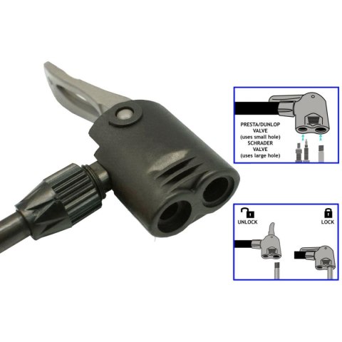 POMPKA WARSZTATOWO ROWEROWA 180PSI (12BAR) Z MANOMETREM XQMAX PRO POMPKA WARSZTATOWO ROWEROWA 180PSI (12BAR) Z MANOMETREM XQMAX PRO