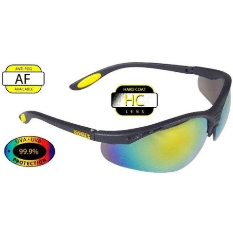 OKULARY TAKTYCZNE OCHRONNE DEWALT REINFORCER FIRE MIRROR OKULARY TAKTYCZNE OCHRONNE DEWALT REINFORCER FIRE MIRROR