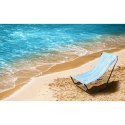 LEŻAK OGRODOWO - PLAŻOWY SKŁADANY I TORBA BLUE LINES