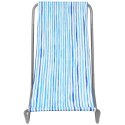 LEŻAK OGRODOWO - PLAŻOWY SKŁADANY I TORBA BLUE LINES