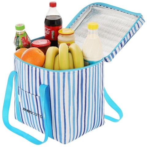 TORBA TERMICZNA 32x25x35CM 28L BLUE LINES ENERO CAMP TORBA TERMICZNA 32x25x35CM 28L BLUE LINES ENERO CAMP