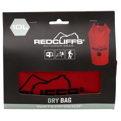 TORBA WOREK WODOSZCZELNY 10L REDCLIFFS CZERWONY TORBA WOREK WODOSZCZELNY 10L REDCLIFFS CZERWONY