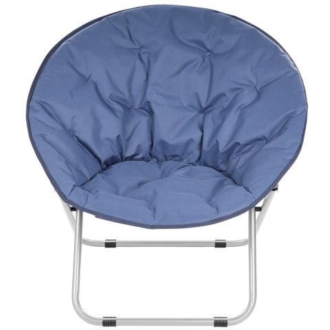 FOTEL CAMPINGOWY MOON 82x68x79CM GRANATOWY ENERO CAMP FOTEL CAMPINGOWY MOON 82x68x79CM GRANATOWY ENERO CAMP