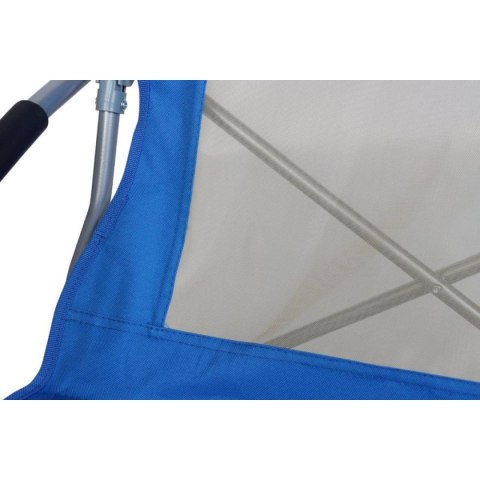 FOTEL TURYSTYCZNO PLAŻOWY Z PODŁOKIETNIKAMI 55x58x64CM SKŁADANY NIEBIESKI FOTEL TURYSTYCZNO PLAŻOWY Z PODŁOKIETNIKAMI 55x58x64CM SKŁADANY NIEBIESKI