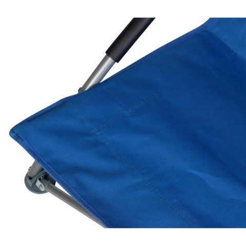 FOTEL TURYSTYCZNO PLAŻOWY Z PODŁOKIETNIKAMI 55x58x64CM SKŁADANY NIEBIESKI FOTEL TURYSTYCZNO PLAŻOWY Z PODŁOKIETNIKAMI 55x58x64CM SKŁADANY NIEBIESKI