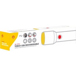 LATARKA TAKTYCZNA ALUMINIOWA 15 CM SHELL USB