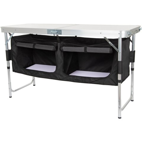 STOLIK TURYSTYCZNY SKŁADANY KEMPINGOWY 120x47x70/62/54CM Z SZAFĄ 33X30X36CM STOLIK TURYSTYCZNY SKŁADANY KEMPINGOWY 120x47x70/62/54CM Z SZAFĄ 33X30X36CM