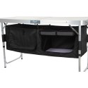 STOLIK TURYSTYCZNY SKŁADANY KEMPINGOWY 120x47x70/62/54CM Z SZAFĄ 33X30X36CM