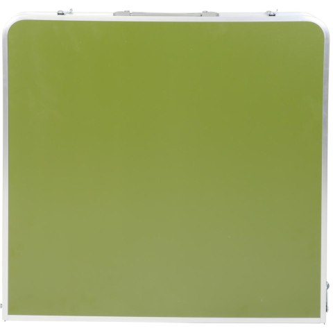 STOLIK TURYSTYCZNY SKŁADANY KEMPINGOWY 120X60X70/62/55CM + 4 KRZESŁA ZIELONY STOLIK TURYSTYCZNY SKŁADANY KEMPINGOWY 120X60X70/62/55CM + 4 KRZESŁA ZIELONY
