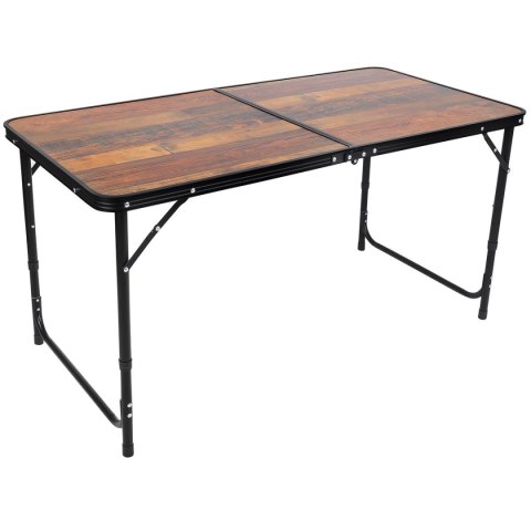 STOLIK TURYSTYCZNY SKŁADANY KEMPINGOWY 120X60X70/62/55CM DREWNO STOLIK TURYSTYCZNY SKŁADANY KEMPINGOWY 120X60X70/62/55CM DREWNO