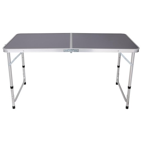 STOLIK TURYSTYCZNY SKŁADANY KEMPINGOWY 120X60X70/62/55CM SZARY STOLIK TURYSTYCZNY SKŁADANY KEMPINGOWY 120X60X70/62/55CM SZARY