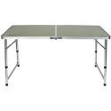 STOLIK TURYSTYCZNY SKŁADANY KEMPINGOWY 120X60X70/62/55CM ZIELONY