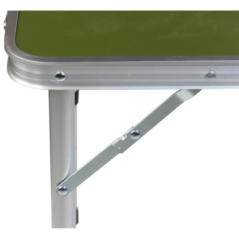STOLIK TURYSTYCZNY SKŁADANY KEMPINGOWY 120X60X70/62/55CM ZIELONY STOLIK TURYSTYCZNY SKŁADANY KEMPINGOWY 120X60X70/62/55CM ZIELONY