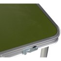 STOLIK TURYSTYCZNY SKŁADANY KEMPINGOWY 120X60X70/62/55CM ZIELONY