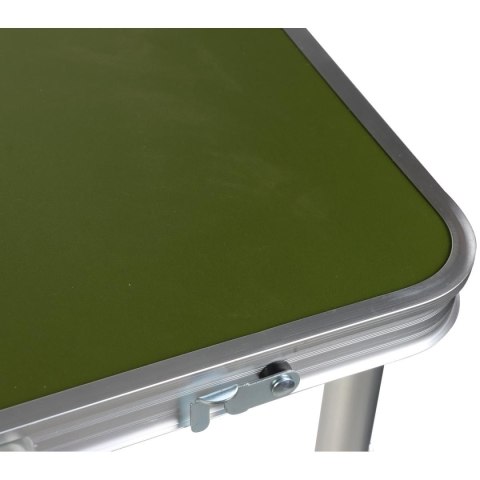STOLIK TURYSTYCZNY SKŁADANY KEMPINGOWY 120X60X70/62/55CM ZIELONY STOLIK TURYSTYCZNY SKŁADANY KEMPINGOWY 120X60X70/62/55CM ZIELONY