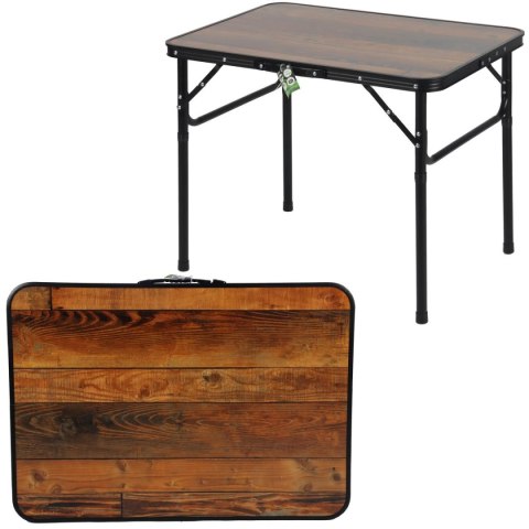 STOLIK TURYSTYCZNY SKŁADANY KEMPINGOWY 75X55X25-59CM DREWNO STOLIK TURYSTYCZNY SKŁADANY KEMPINGOWY 75X55X25-59CM DREWNO
