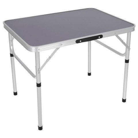 STOLIK TURYSTYCZNY SKŁADANY KEMPINGOWY 75X55X25-59CM SZARY STOLIK TURYSTYCZNY SKŁADANY KEMPINGOWY 75X55X25-59CM SZARY