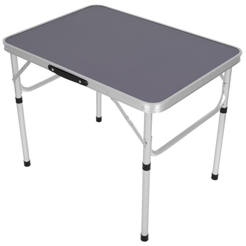STOLIK TURYSTYCZNY SKŁADANY KEMPINGOWY 75X55X25-59CM SZARY STOLIK TURYSTYCZNY SKŁADANY KEMPINGOWY 75X55X25-59CM SZARY