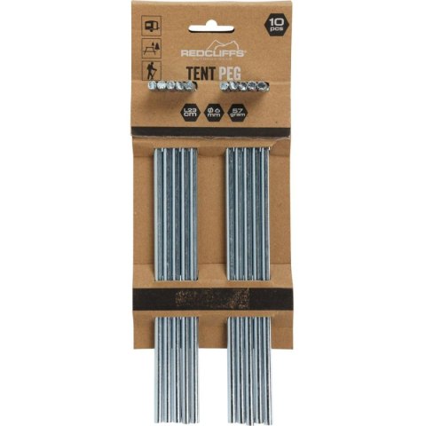 ŚLEDZIE DO NAMIOTU 23CM KPL. 10SZT METAL REDCLIFFS ŚLEDZIE DO NAMIOTU 23CM KPL. 10SZT METAL REDCLIFFS