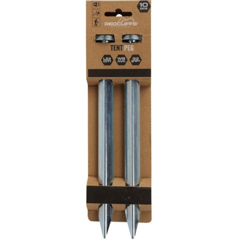 ŚLEDZIE DO NAMIOTU 23CM KPL. 10SZT METAL REDCLIFFS ŚLEDZIE DO NAMIOTU 23CM KPL. 10SZT METAL REDCLIFFS