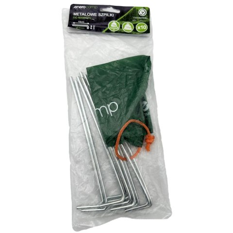 ŚLEDZIE SZPILKI DO NAMIOTU 18CM (15+3cm) KPL.10SZT METAL ŚLEDZIE SZPILKI DO NAMIOTU 18CM (15+3cm) KPL.10SZT METAL