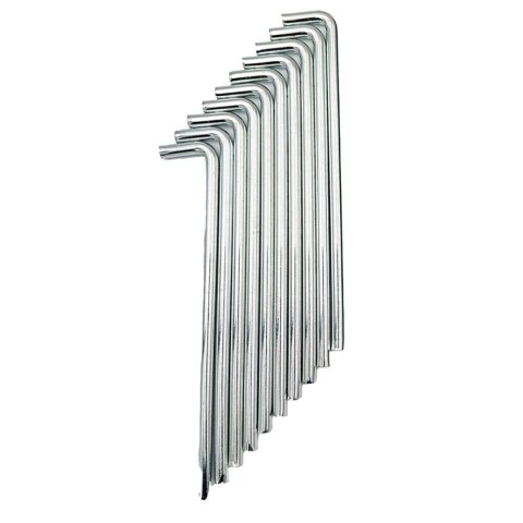 ŚLEDZIE SZPILKI DO NAMIOTU PRO 8MM 20CM KPL.10SZT METAL ŚLEDZIE SZPILKI DO NAMIOTU PRO 8MM 20CM KPL.10SZT METAL