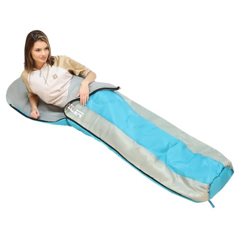 ŚPIWÓR TURYSTYCZNY TRAVELER 210X80/50CM BŁĘKITNO SZARY ENERO CAMP ŚPIWÓR TURYSTYCZNY TRAVELER 210X80/50CM BŁĘKITNO SZARY ENERO CAMP