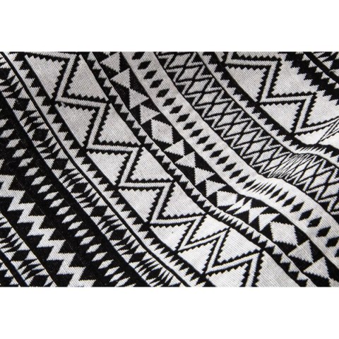 HAMAK OGRODOWY 1 OSOBOWY 200X100CM Z DRĄŻKIEM ETNO CZARNO-BIAŁY HAMAK OGRODOWY 1 OSOBOWY 200X100CM Z DRĄŻKIEM ETNO CZARNO-BIAŁY