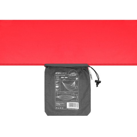 HAMAK TURYSTYCZNY 2 OSOBOWY 270X140CM CZARNO CZERWONY HAMAK TURYSTYCZNY 2 OSOBOWY 270X140CM CZARNO CZERWONY