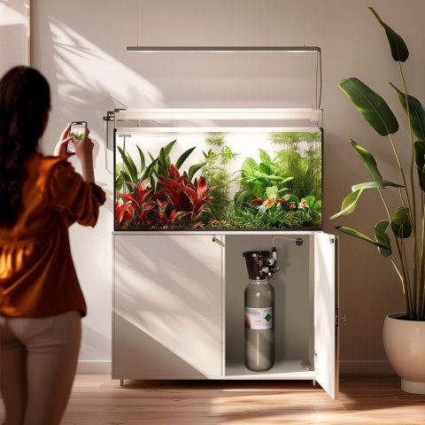 Aquario Professional 2.0 - zestaw CO2 z elektrozaworem + butla 5l Aquario Professional 2.0 - zestaw CO2 z elektrozaworem + butla 5l