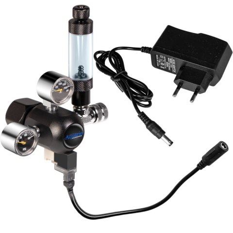 Aquario Professional 2.0 - zestaw CO2 z elektrozaworem + butla 5l Aquario Professional 2.0 - zestaw CO2 z elektrozaworem + butla 5l