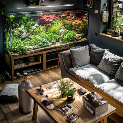 Aquario Professional 2.0 - zestaw CO2 z elektrozaworem + butla 8l Aquario Professional 2.0 - zestaw CO2 z elektrozaworem + butla 8l