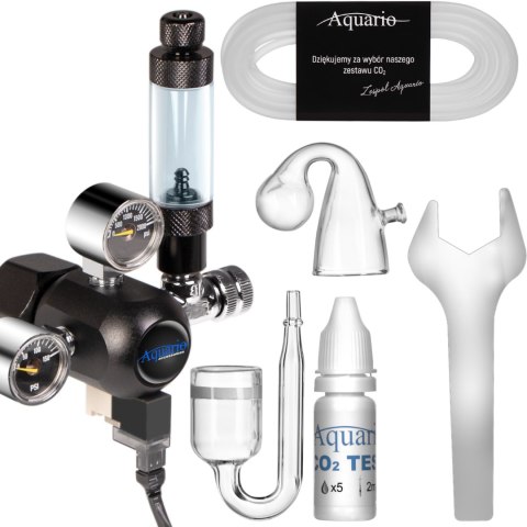 Aquario Professional 2.0 - zestaw CO2 z elektrozaworem Aquario Professional 2.0 - zestaw CO2 z elektrozaworem