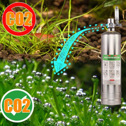 Green Bubbles CO2 Generator - zestaw CO2 z elektrozaworem Green Bubbles CO2 Generator - zestaw CO2 z elektrozaworem