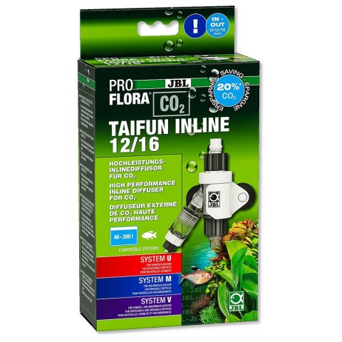 JBL ProFlora Taifun Inline 16/22 - dyfuzor CO2 JBL ProFlora Taifun Inline 16/22 - dyfuzor CO2