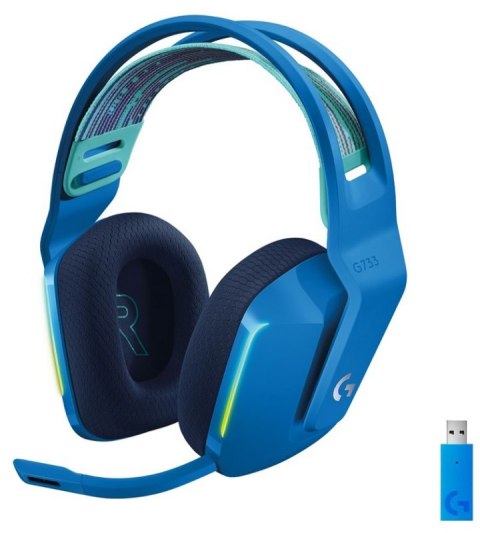 Słuchawki bezprzewodowe LOGITECH G733 Lightspeed Niebieski (Niebieski) Słuchawki bezprzewodowe LOGITECH G733 Lightspeed Niebieski (Niebieski)