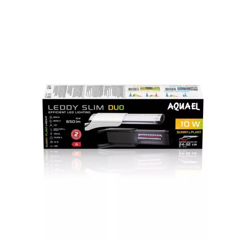Aquael LEDDY SLIM DUO 10W Sunny Plant&Night - lampa LED do akwarium Aquael LEDDY SLIM DUO 10W Sunny Plant&Night - lampa LED do akwarium