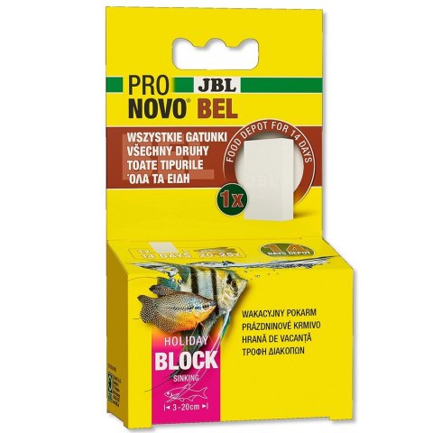 JBL Pronovo Bel Holiday 43g - pokarm "wakacyjny" na 14 dni JBL Pronovo Bel Holiday 43g - pokarm "wakacyjny" na 14 dni