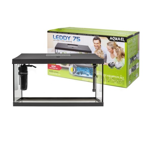 Aquael Leddy Plus 75 Day&Night Black 2.0 - zestaw akwariowy Aquael Leddy Plus 75 Day&Night Black 2.0 - zestaw akwariowy