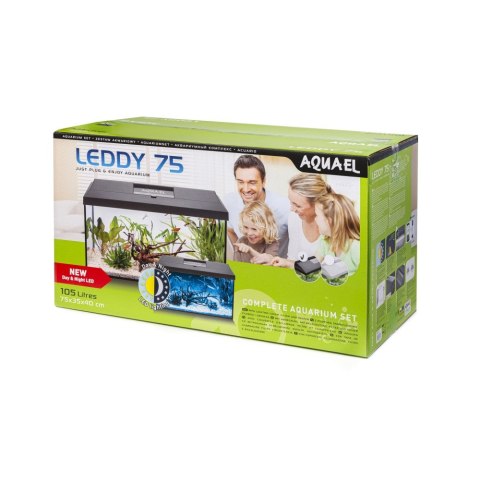 Aquael Leddy Plus 75 Day&Night Black 2.0 - zestaw akwariowy Aquael Leddy Plus 75 Day&Night Black 2.0 - zestaw akwariowy