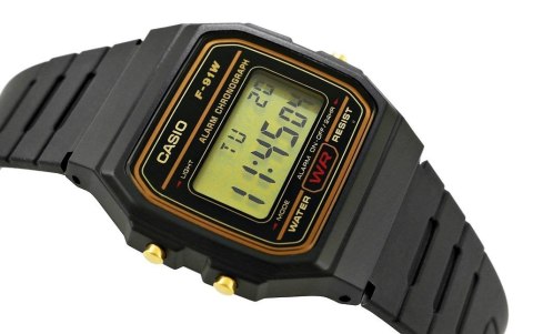 Zegarek Męski CASIO F-91WG-9QDF CASIO Zegarek Męski CASIO F-91WG-9QDF CASIO