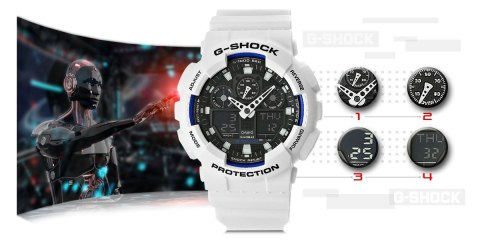 Zegarek Męski CASIO G-SHOCK GA-100B-7AER + BOX CASIO Zegarek Męski CASIO G-SHOCK GA-100B-7AER + BOX CASIO