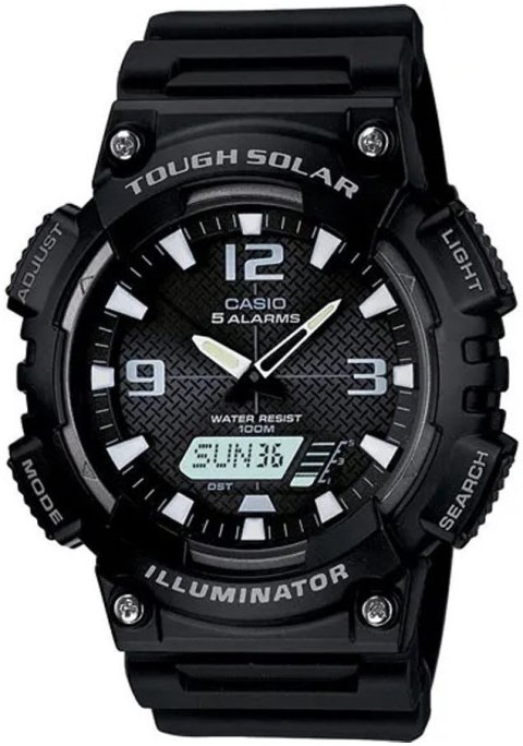 Zegarek Męski CASIO SOLAR AQ-S810W-1AVEF + BOX CASIO Zegarek Męski CASIO SOLAR AQ-S810W-1AVEF + BOX CASIO