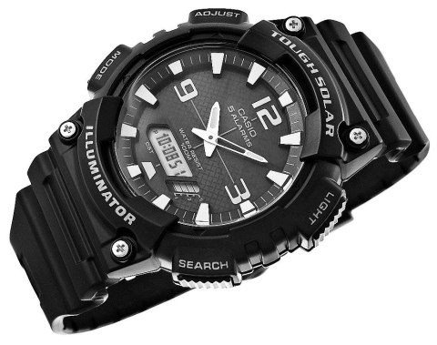 Zegarek Męski CASIO SOLAR AQ-S810W-1AVEF + BOX CASIO Zegarek Męski CASIO SOLAR AQ-S810W-1AVEF + BOX CASIO