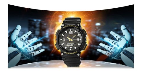 Zegarek Męski CASIO SOLAR AQ-S810W-1BVDF CASIO Zegarek Męski CASIO SOLAR AQ-S810W-1BVDF CASIO