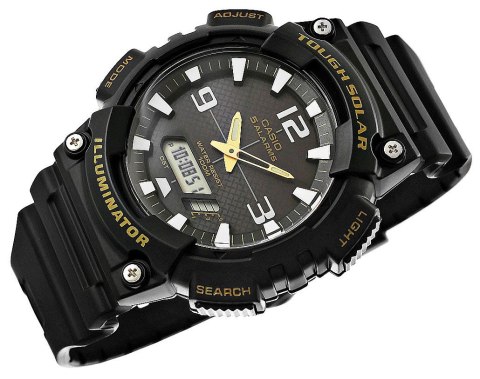 Zegarek Męski CASIO SOLAR AQ-S810W-1BVDF CASIO Zegarek Męski CASIO SOLAR AQ-S810W-1BVDF CASIO