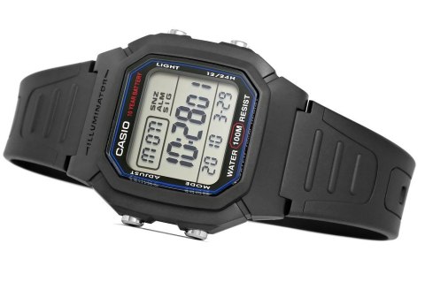 Zegarek Męski CASIO W-800H-1AVES + BOX CASIO Zegarek Męski CASIO W-800H-1AVES + BOX CASIO