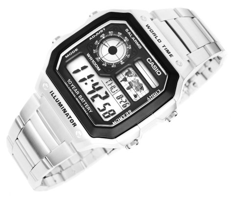 Zegarek Męski CASIO AE-1200WHD-1AVEF + BOX CASIO Zegarek Męski CASIO AE-1200WHD-1AVEF + BOX CASIO